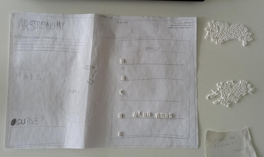 Early design of the board