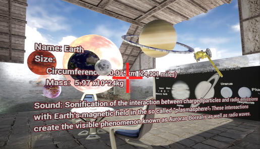 AstroSim - Interaction with Earth object