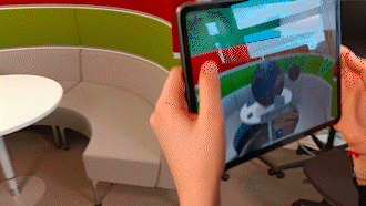 Space explorer - Walk around, interaction